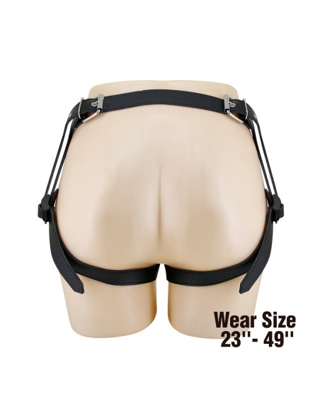 Страпон унисекс для присосок Harness Briefs Caludio II