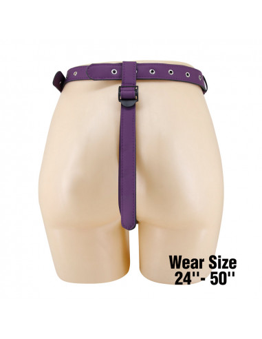 Страпон унисекс для присосок Harness Briefs...
