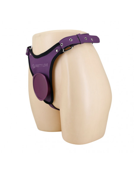 Страпон унисекс для присосок Harness Briefs Caludio III
