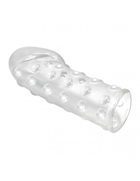 Насадка открытая BIGGER THICKER TPR прозрачный /10 см/