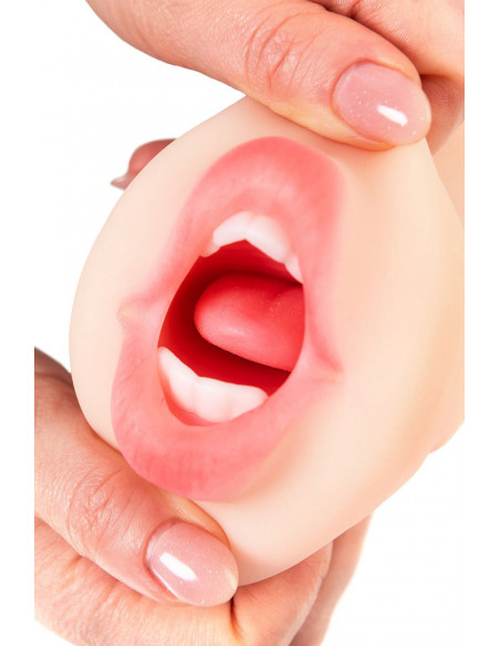 Мастурбатор вагина-ротик Juicy Pussy by TOYFA Pretty Mouth телесный 17 см