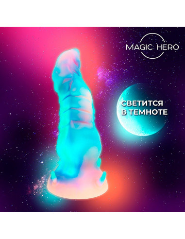 Светящийся в темноте фантазийный фаллоимитатор...