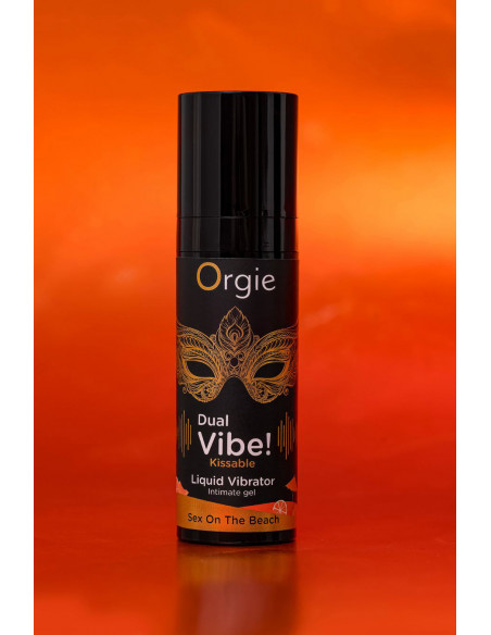 Жидкий вибратор для поцелуев Orgie DUAL VIBE! - KISSABLE Sex On Thе Beach 15 мл
