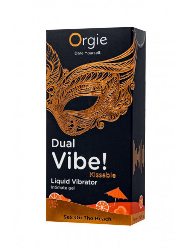 Жидкий вибратор для поцелуев Orgie DUAL VIBE! -...