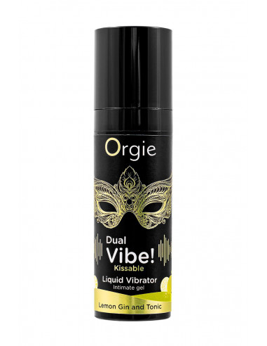Жидкий вибратор для поцелуев Orgie DUAL VIBE! -...