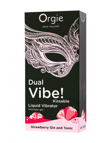 Жидкий вибратор для поцелуев Orgie DUAL VIBE! -...