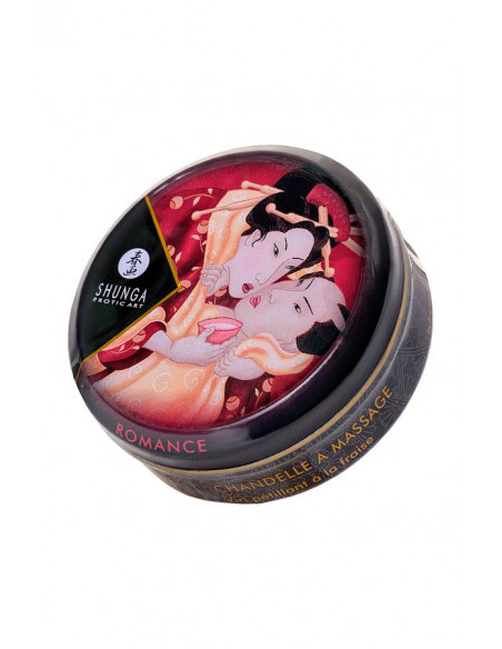 Массажная аромасвеча SHUNGA ROSE PETALS Лепесток Розы 30 мл