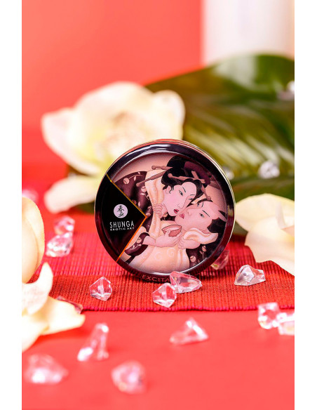 Массажная аромасвеча SHUNGA INTOXICATING CHOCOLATE Пьянящий Шоколад 30 мл