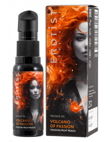 Гель EROTIST с эффектом вибрации VOLCANO OF...