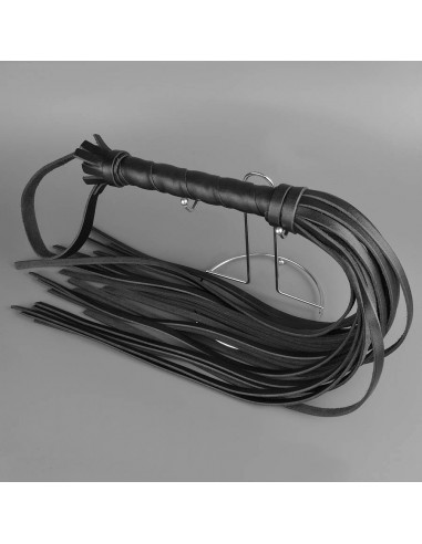 Плеть Notabu BDSM кожа черный 66 см