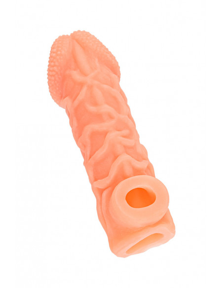 Фаллоувеличитель с петелькой на мошонку KOKOS COCK SLEEVE М 15,6 см