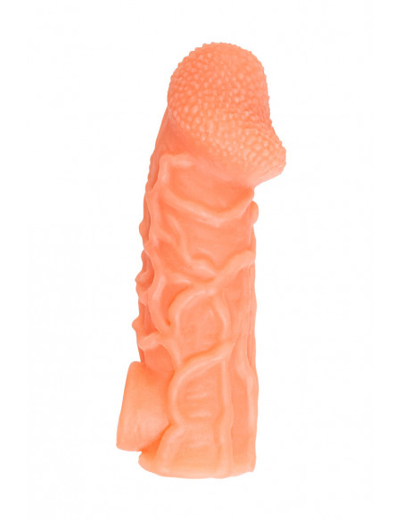 Фаллоувеличитель с петелькой на мошонку KOKOS COCK SLEEVE М 15,6 см