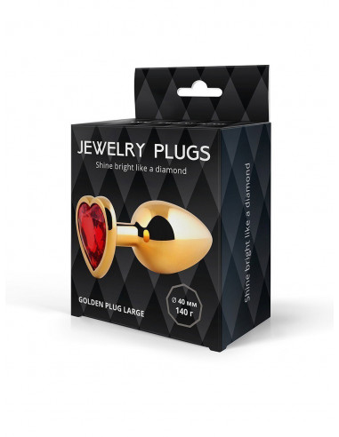 Анальный страз JEWELRY PLUGS металл/стекло...