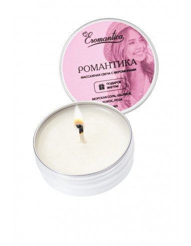 Массажная свеча с феромонами Eromantica...