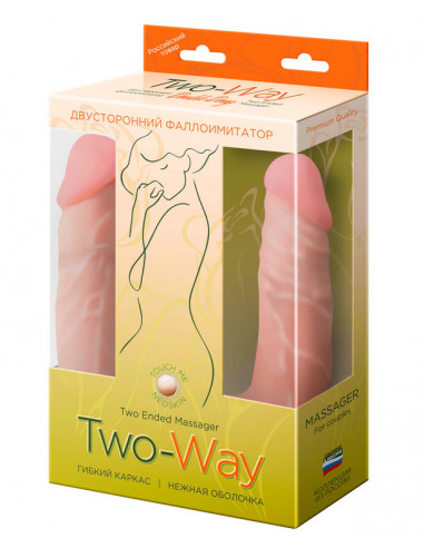 Двусторонний фаллоимитатор  Two-Way Neoskin...
