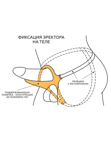 Эректор MEN Style - полужёсткая поддерживающая...