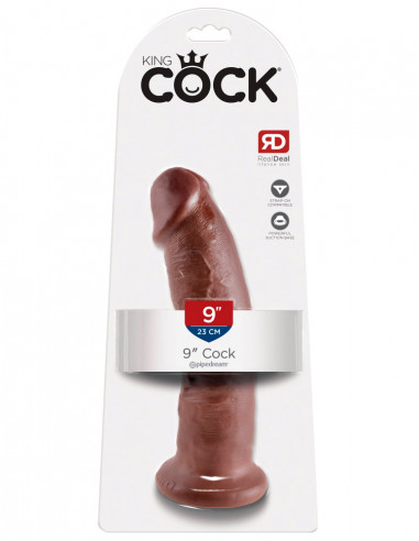 Фаллоимитатор King Cock 9" Cock - Brown...