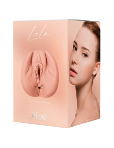 Вагина-Анус Alive Lola TPE телесный 14,9х8,7 см