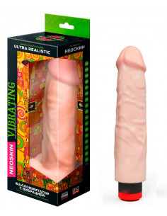 Вибромассажер HUMAN FORM NEOSKIN телесный 21х4,7 см