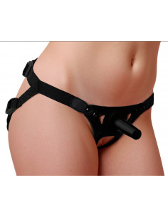 Пояс STRAP-ON женский эластичный полимерный c насадкой