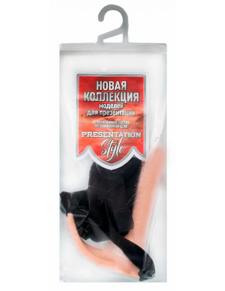 Фаллопротез поясной пустотелый с бандажом Woman`s line 17,5х4,8 см