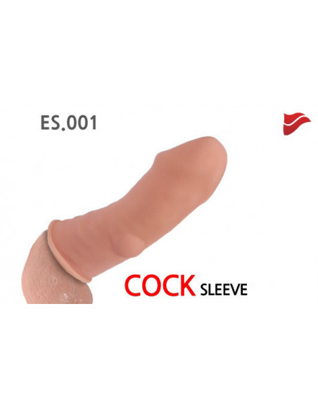 Насадка увеличивающая с имитацией пирсинга KOKOS EXTREME SLEEVE размер S /12,7см/