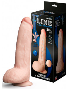 Фаллоимитатор гнущийся Flex&Fix Sistem 7,5" Neoskin...