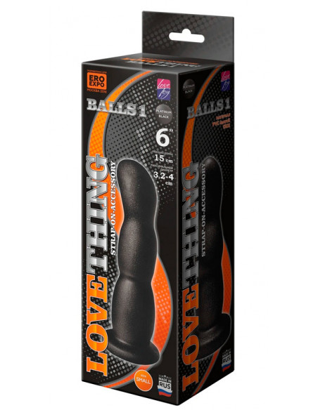 Насадка плаг Lovething BALLS 1 с коннектором 15х4 см