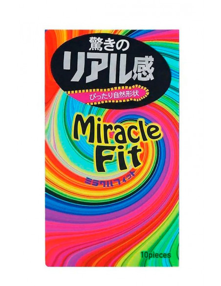 Sagami Miracle Fit №10 презервативы с 2 специальными сужающимися зонами