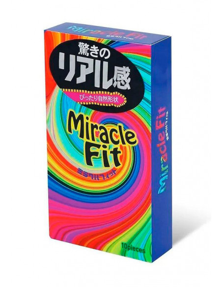 Sagami Miracle Fit №10 презервативы с 2 специальными сужающимися зонами