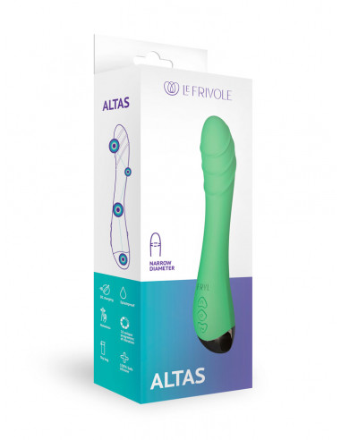 Вибратор точки G Altas USB силикон салатовый