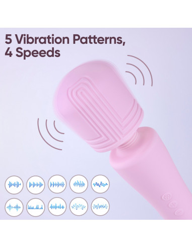 Вибратор-вонд Selove PulseWand розовый