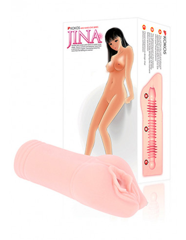 Вагина KOKOS Jina TPR телесная 180г 14,5 см