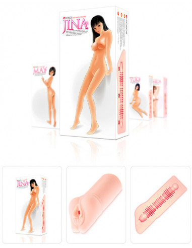 Вагина KOKOS Jina TPR телесная 180г 14,5 см