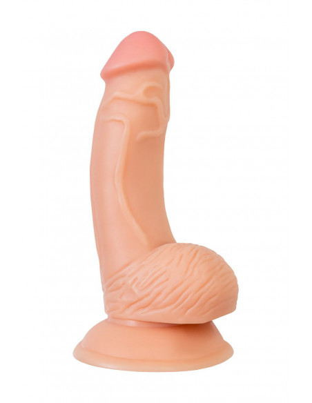 Реалистичный фаллоимитатор RealStick Nude Rolo ПВХ телесный 17 см