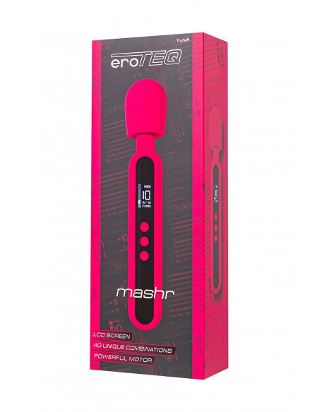 Невероятно мощный вибратор-вонд eroTEQ by TOYFA Mashr силикон розовый 23,5 см