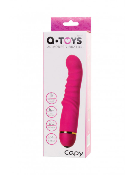 Вибратор A-Toys by TOYFA Capy 20 режимов вибрации 17x3,4 см