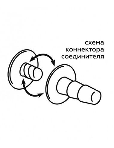 Анальный плаг с коннектором на страпон ПВХ...