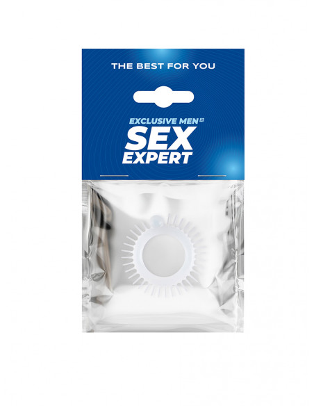 Эрекционное кольцо SEX EXPERT силикон прозрачный Ø1,5 см