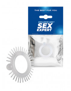 Эрекционное кольцо SEX EXPERT силикон прозрачный Ø1,5 см