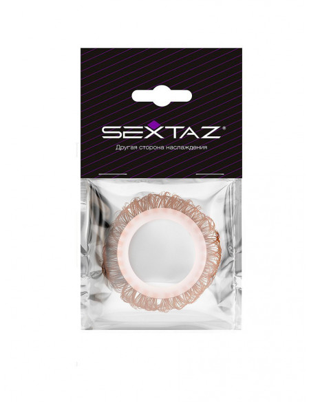 Эрекционное кольцо SEXTAZ силикон прозрачный Ø2,5 см