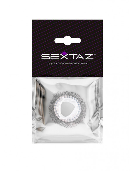 Эрекционное кольцо SEXTAZ силикон прозрачный 2х2 см