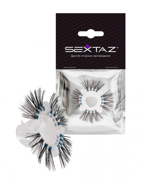 Эрекционное кольцо SEXTAZ силикон прозрачный 2х2 см