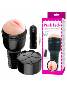 Вагина Pink Lady в тубе с многоуровневой вибрацией 25 см