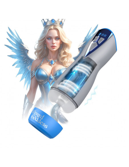 Интерактивный вакуум-вибрационный мастурбатор со сжатием Masturs Winged Goddess Eloa