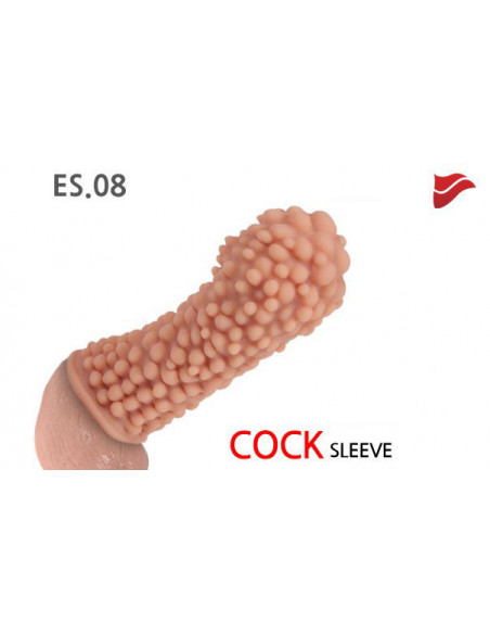 Насадка увеличивающая с дополнительной стимуляцией KOKOS EXTREME SLEEVE размер S /12,7см/