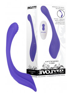 Гнущийся вибратор Evolved - Anywhere Vibe с пультом ДУ...