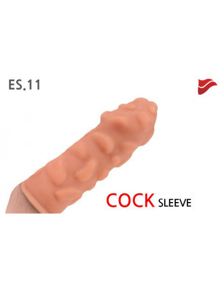 Насадка увеличивающая с дополнительной стимуляцией KOKOS EXTREME SLEEVE размер S /12,7см/