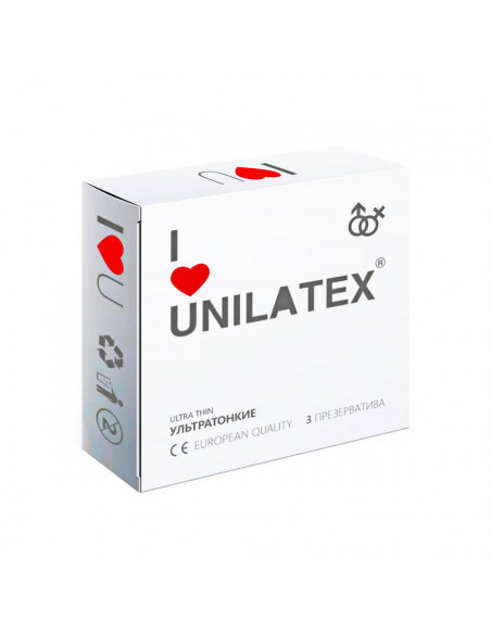 Unilatex Ultra Thin №3 ультратонкие презервативы