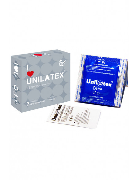 Unilatex Dotted №3 презервативы с точками